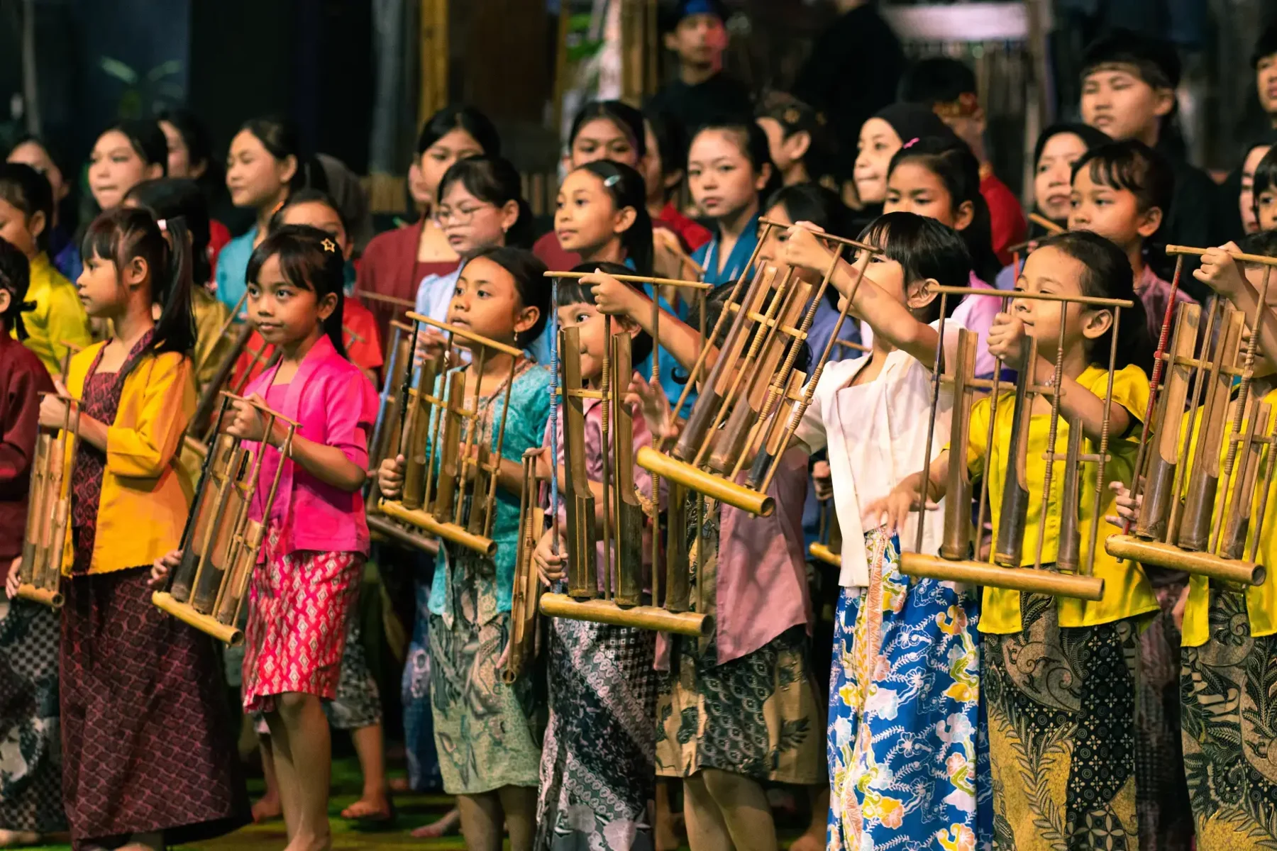 Ансамбль ангклунгов Saung Angklung Udjo