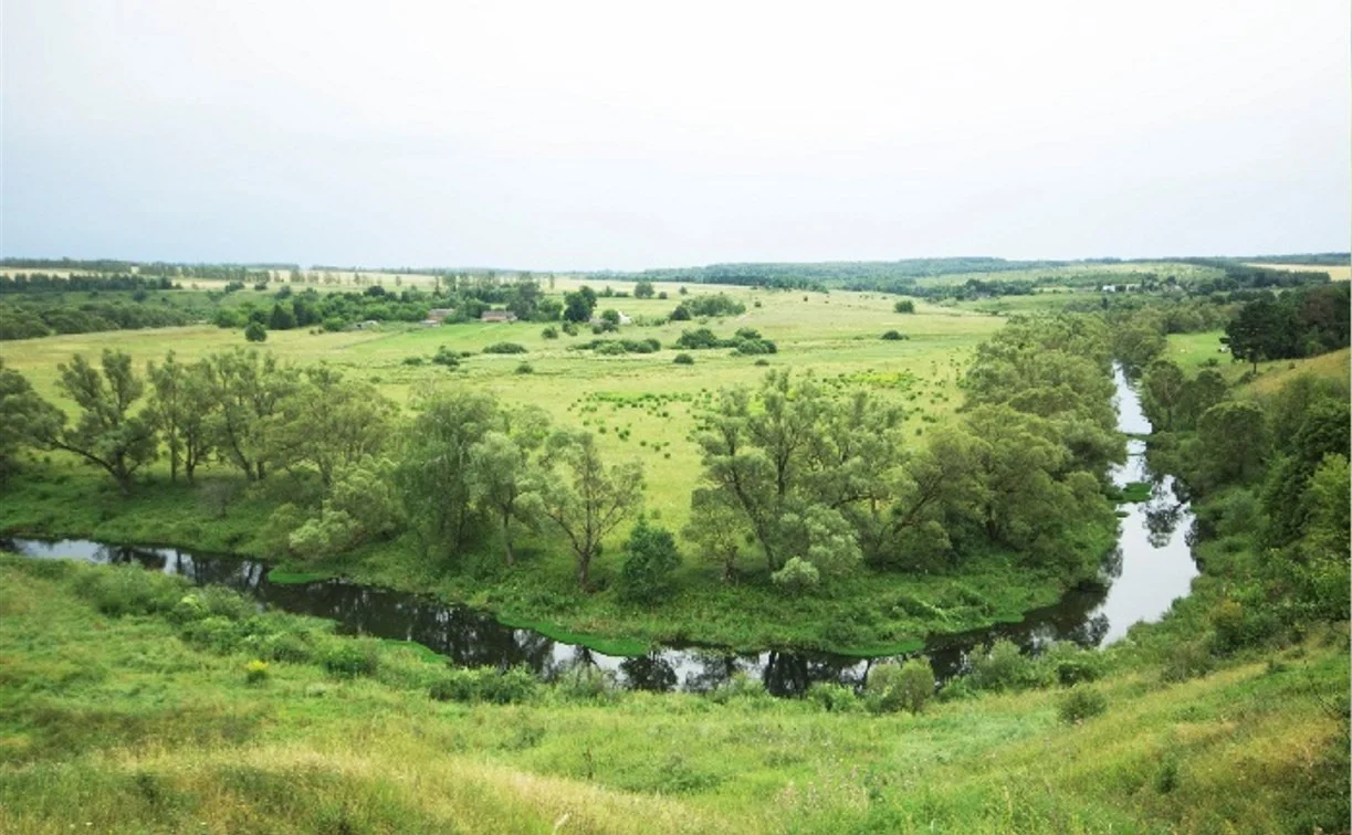Река и луга в тургеневских местах