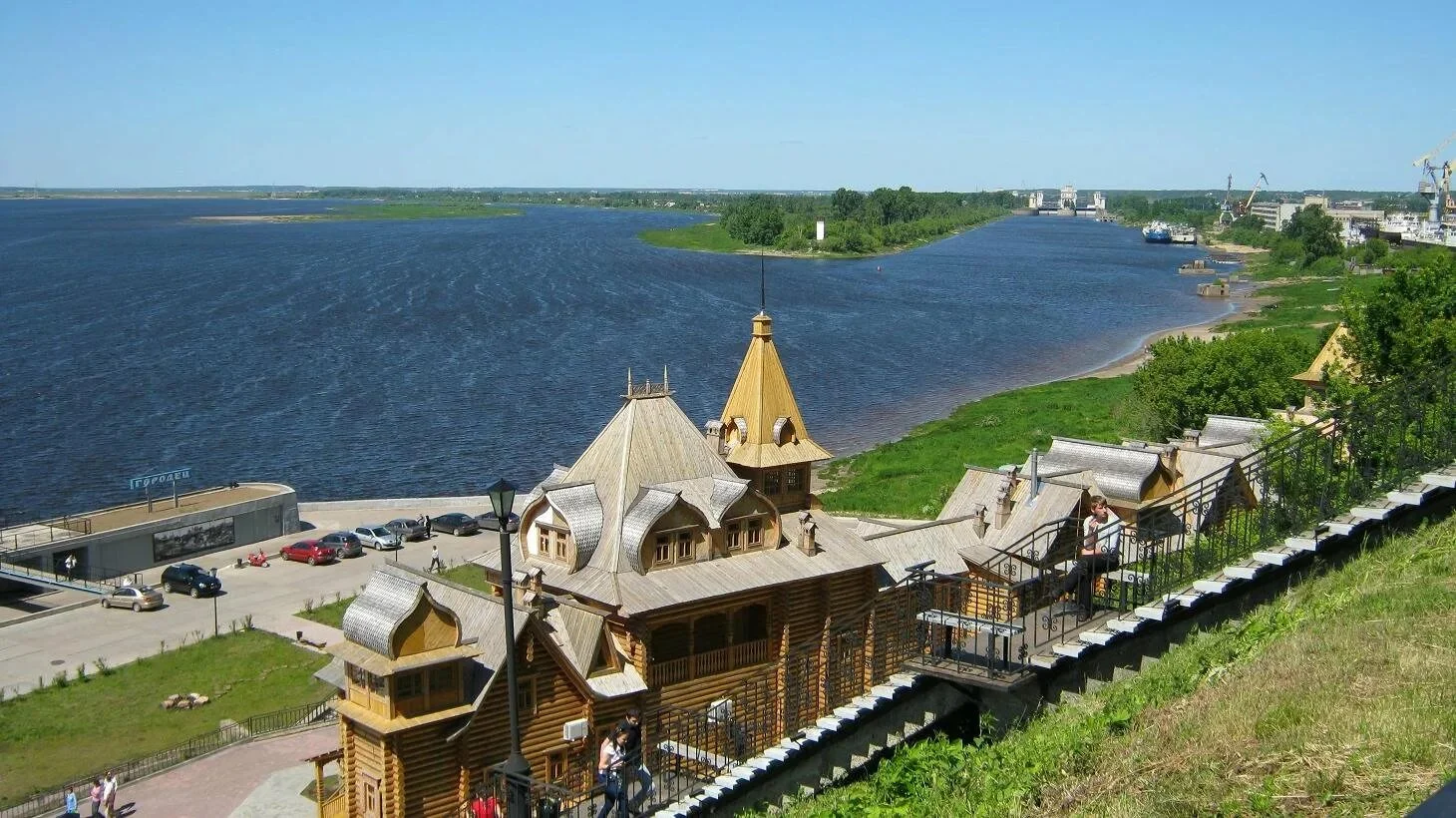 Город мастеров и волжский берег Городца
